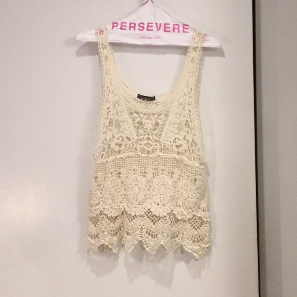 Ooh La La Beige Lace Camisole / Vest